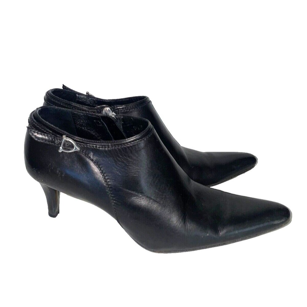 Ralph Lauren Women's Vintage made in Italy Ankle Boots size 6.5 Pointy Toe